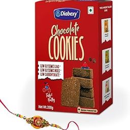 Diabexy Chocolate Cookies Gift Pack for Diabetics with Free Rakhi- 200g-27