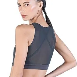 kica Women's Polyester Wire Free Modern Non-Padded Sports Bra-picture-9