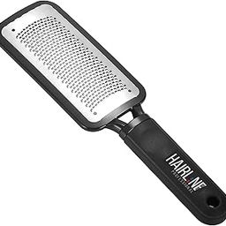 Hair Line Professional Stainless Steel Blade Foot Scrubber Rasp Scraper File with Hang Hole Handle Pedicure and Feet Care Scrub Tool for Women and Men-32