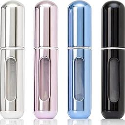 4PCS Refillable Perfume Atomizer Bottle - Portable Travel Mini Spray Bottles, Cologne Dispenser With Bag for Travel-14
