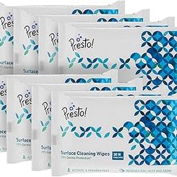 Presto! Surface Cleaning Wipes - 30 Wipes/Pack (Pack Of 8)-18