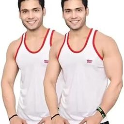 Labh Traders Men Vest (Pack of-2) Size-L White-image-17