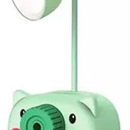 PANCIKAA 3 in 1 Cartoon Animal, Eye Protection Reading Light Desk Lamp with Pencil Sharpener and Pen Holder (Multicolor)-picture-14