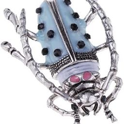 ™ 2x Halloween Creepy Longicorn Insect Brooch Pin Black Rhinestone Aniaml Pin | Pins & Brooches | Fashion Jewelry-image-82