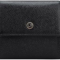 da milano Genuine Leather Black Flap Wallet Women Wallet (1023OL)-picture-13