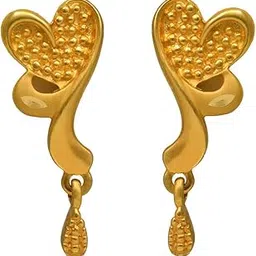 joyalukkas Impress Collection 22k Yellow Gold Studs Earrings for Women-picture-46