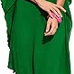 Women's Embellished Green Kaftan Dress Festival Collection-image-15