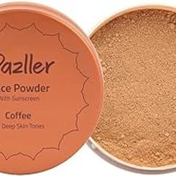 DAZLLER Loose Compact Powder, For Setting Makeup, Featherlight Sheer Finish, Oil-Control, Added Sunscreen For All Skin Types, 30G-Coffee, Beige-picture-40