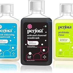 Perfora Mouthwash For Oral Care (600ml) - Buy 2 Get 1 Free | Alcohol-Free Mouth Wash Liquid With Probiotics, Hyaluronic Acid, & Vitamin C | Freshens Breath & Removes Germs | No Artificial Flavors-image-26