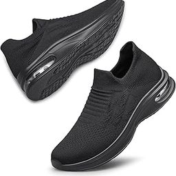 Womens Walking Shoes Slip on Running Shoes Lightweight Workout Gym Shoes Breathable Casual Sneakers-image-46