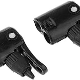 ATORSE 2 Pieces Universal Bicycle Tire Inflator for Presta and Schrader Valves Black-image-51