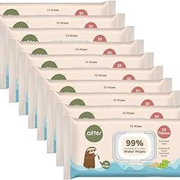 Allter 99% Water Moisturizing Wipes 3X Thickness, 3X Durability || Pack of 10-image-86