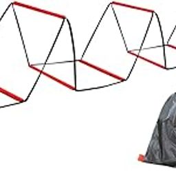 THE STYLE SUTRA® Agility Ladder Rugby Easily Set up Folded Versatile Football Footwork Ladder 12 Grids with Bag | Sporting Goods | Team Sports | Soccer | Training Aids-image-56
