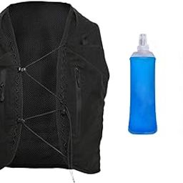 Hydration Vest Pack with 2X Water Bottles Rucksack for Jogging Trail Cycling M | Outdoor Sports | Camping & Hiking | Hiking Backpacks | Hydration Packs-image-71