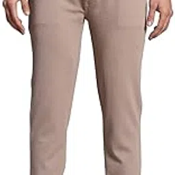 mehrang Casual Textured Slim Fit Trousers, Side Pockets-picture-40