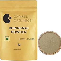 CARMEL ORGANICS Bhringraj Powder 227 Grams for Hair Care for Hair Growth, Scalp Health & Dandruff Control | Natural | No Added Preservatives and Additives| Karisalankanni-42