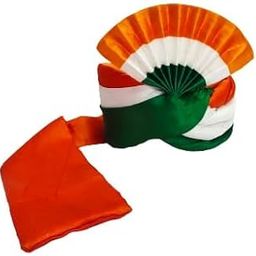 PRIYAKANT SAFAWALA Traditional Handstitch Ready To Wear Tricolor Satin Silk Safa (Turban/Pheta/Pagdi) For Man Traditional Function Use It (Free Size)-27