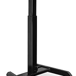 Frido Portable Standing Desk for Home & Office | Height-Adjustable Standing Desk with Lockable Wheels | Durable MDF Top & Mild Steel Stand | Lightweight & Foldable | Spacious & Stable (Black)-picture-10