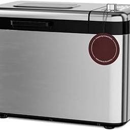 Mann Mart‚Large Capacity 15-in-1 Automatic Bread Maker with Stainless Steel & Ceramic Pan - Bake Delicious Homemade Loaves Easily-image-61