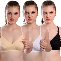 Nikisha Women Maternity Bra-Pack of 3-image-34