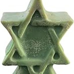 Celestial Auraa Unscented Spell Casting Ritual Candles | Spiritual Rituals, Witchcraft, Conjure, Rootwork, Spell Work | Hoodoo Tradition, Candle Magic for Practitioners Star of David Candle Green-image-76