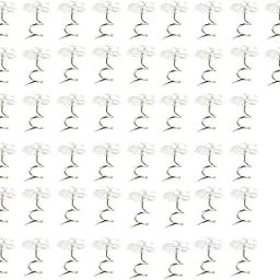 MERISHOPP™ Clear Heads Twist Pins Spiral Screws for Upholstery Rose Shape L 50 Pack|Home & Garden|Furniture|Slipcovers-image-34