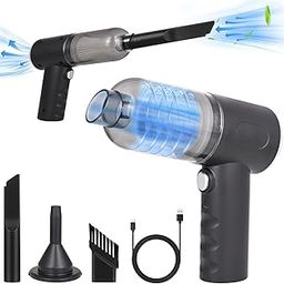 Pivalo 3-in-1 Vacuum Cleaner USB Rechargeable Wireless Handheld Mini Car Vaccum-Cleaners for Travelling Camping Reusable Portable with Charging Cable & 3 Attachments (‎PV-AS228)-23