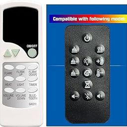 XINJISHIMIN Replacement Remote Control for Dimplex Toluca Deluxe-EU TLC20LX 03.09.001.038 500000962 TLC20LX-AU 3D Electric Fireplace Heater, C124030201D15(GAO11)-image-41
