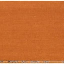 SIYARAM'S 60LEA 100% NATURAL LINEN PLAIN ORANGE COLOUR UNSTITCHED SHIRT FABRIC-1.6 METRES / VV4942-image-6