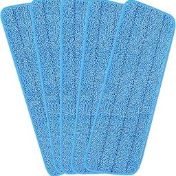 Microfiber Spray Mop Replacement Heads for Wet Dry Mops Compatible With Bona Floor Care System (5 Pack)-image-20