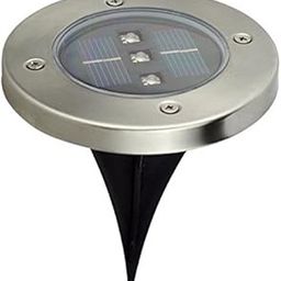 MILAAN Solar Power 3 LED Buried Light Lamp Outdoor Path Way Garden-Warm White-image-65