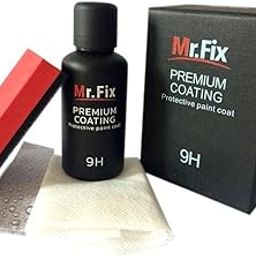 Careflection Upgraded Mr. Fix 9h High Gloss Ceramic Car Coating Kit, Anti-Scratch Care Paint Polish Sealant (30 Ml, Black)-14