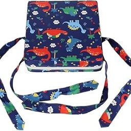 ATORSE Cute Baby Kids Square Chair Booster Seat Cushion Highchair Seat Pad Blue-image-41