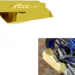 Vagary Steel Exhaust Cover Silencer Protector Heat Shield for Yamaha R15 V4 (Golden)-picture-28