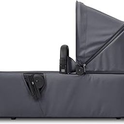 Joolz AER+ Carrycot - Accessory for Stroller - Optimal Comfort & Lightweight - One Hand Foldable Cot - Spacious Carrycot - Extended Sunhood - Water Repellent - from 0-6 Months Old - Stone Grey-41