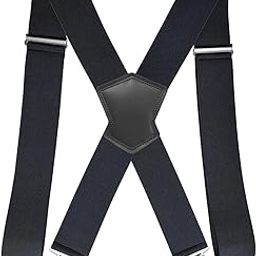 ™ Mens Suspender Adjustable Pants Supplies Side Clip Suspenders for Work Party Black | Suspenders Braces | Mens Accessories-image-99