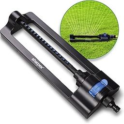Sharpex Heavy Duty Turbo Oscillating Sprinkler for Garden Watering | Upto 3600 Sqft Large Area Coverage Adjustable Water Sprayer for Outdoor, Yard Irrigation System-image-92