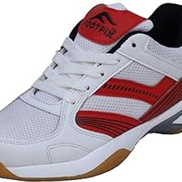 Unisex Spectrum Black Non Marking PU Badminton Shoes-image-30