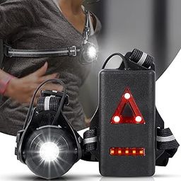 BLAGO Classic Chest Night Running Lights for Runners Joggers Running Vest Light Lighted Led Vests for Walkers Alternative for Headlamp Flashlight-13