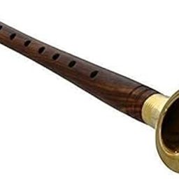 brown colored SHEHNAI 16 inched with 1 reed-30