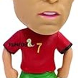 FUNFOB Ronaldo Action Figure Height - 10cm for Football Fans | Assembly Required | Car Decor Study Table Collectible Multicolour PVC | Ronaldo Figure-image-8