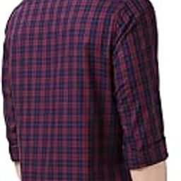 Men Cotton Slim Fit Check Shirt-image-45