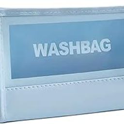 INKMILAN Travel Makeup Bag, Cosmetic Bag Make Up Organizer Case, Wide-Open Pouch for Women Purse for Toiletries Accessories Brushes (_Blue_)-image-28