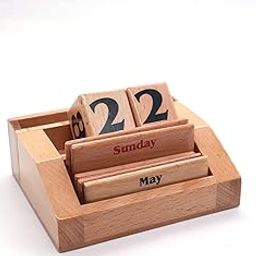 Adhyam Toys Wooden Desk Calendar(Multicolor)-32
