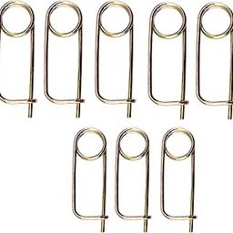 Gold Brooch Shape Steel Cotter Safety Pins Spring Pin Quick Lock Brooch Locking Fastener for Farm Lawn Garden Hitch (Size:3.2*80*25.6mm/0.13*3.15*1.01inch)-image-56