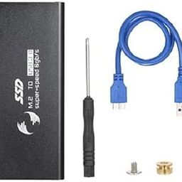 ANCIARY M.2 SSD Enclosure/Casing Compatible with USB3.0 Interface with Super High Speed Transfer of 6 GB/S (Black)-image-6