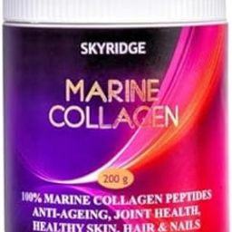 SKYRIDGE Marine Collagen Powder (200 gm) Fish Collagen for Hair, Nails, Skin, Muscle and Joint Health - Natural Beauty and Wellness Supplement for Brighter & Youthful Radiant Skin | Pack of 1-image-58