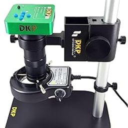 DKP Medicams 38MP 2K 1080P 60FPS Full HD HDMI USB Electronic Digital Video Soldering Microscope Camera Magnifier +130X Zoom C-Mount Lens + Adjustable Illumination for Cell Phone PCB Repairing Portable-53