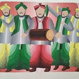 Lohari painting by Suyog Chaudhari For home decor size 43 * 32 with frame-image-80