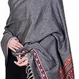 Multicolor Women Bridal Wear|Pure Wool Shawl| Shawl For Women|Size 35 * 75| Warm Woolen Winters Styles| NY633-image-85